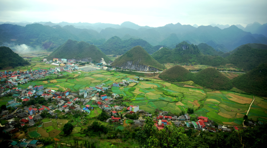 Quan Ba Twin Mountains  dong van geopark